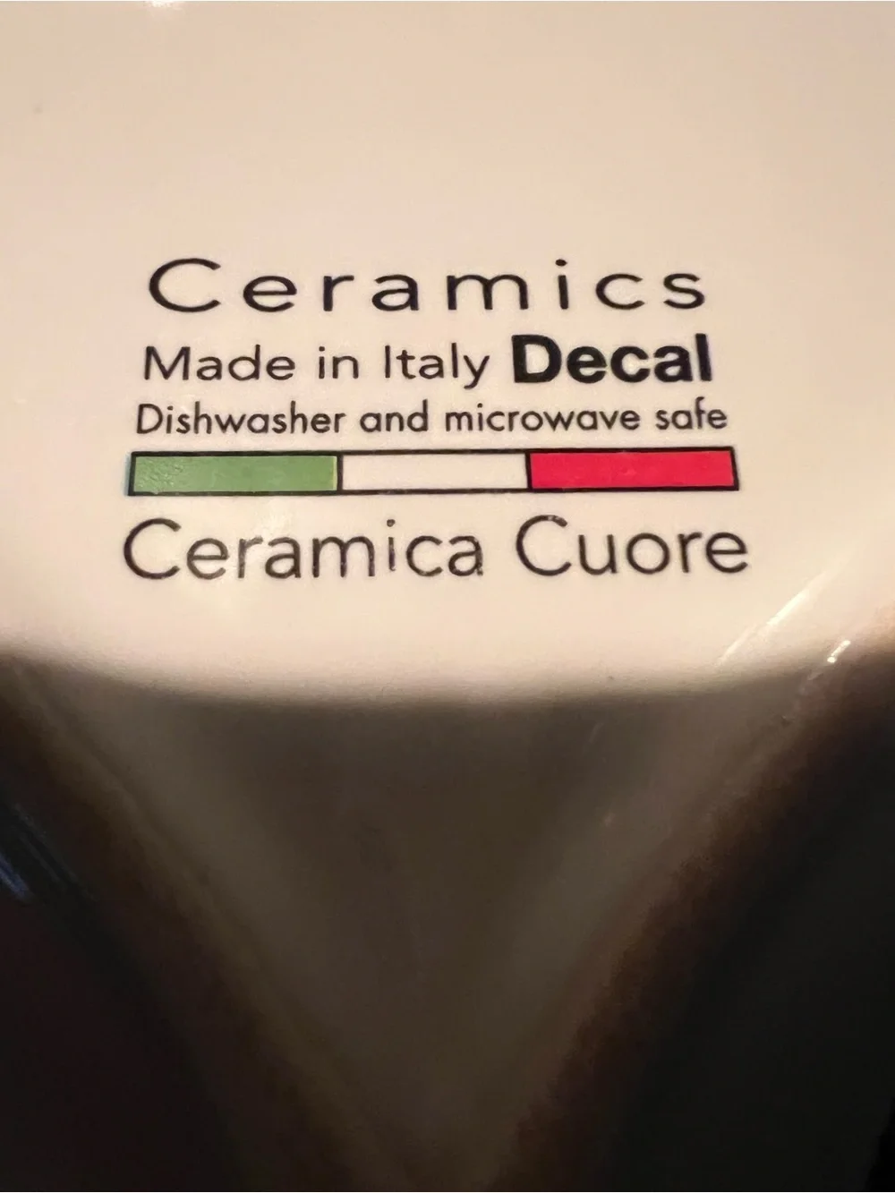 CERAMICA CUORE SPOON REST MADE IN ITALY 11”